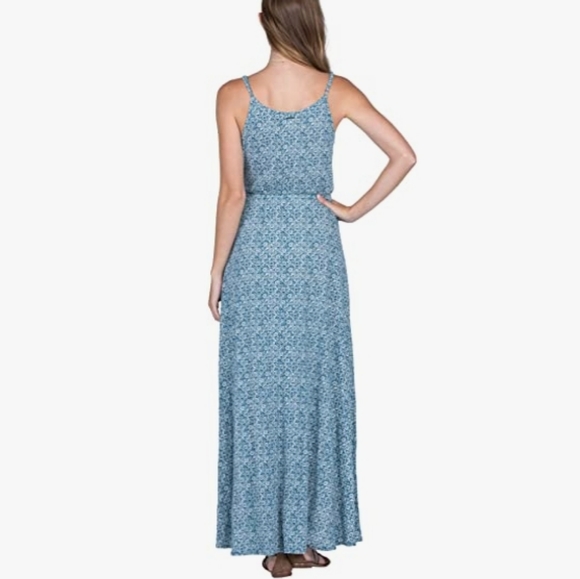 Volcom Womens Small Maxi Dress Beckon Me Floral Knit - Picture 5 of 11